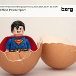 Superman in aufgebrochener Eierschale